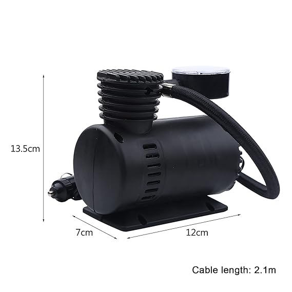 12V Mini Air Compressor – Portable Digital Tire Inflator Pump for Car, Bike, Motorcycle & Sports Equipment | CL-NE-2429