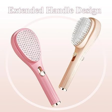 Self-Cleaning Hair Brush – Easy Detangling & Hair Styling Brush for Men & Women | Pack of 1, Random Color
