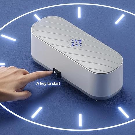 Portable Ultrasonic Jewelry Cleaner – Rechargeable Stainless Steel Cleaning Machine for Jewelry, Eyeglasses, Watches & More