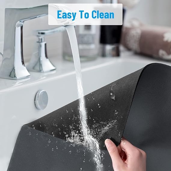 Absorbent Kitchen Drying Mat – Quick-Dry Anti-Stain Countertop & Dish Drying Mat | Pack of 2