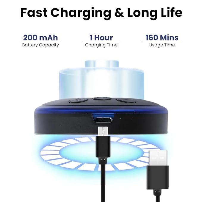 Rechargeable Butterfly TENS Massager – Wireless Full-Body EMS/TENS Muscle Stimulator with 8 Modes & 19 Intensity Levels | CL-VI-5300