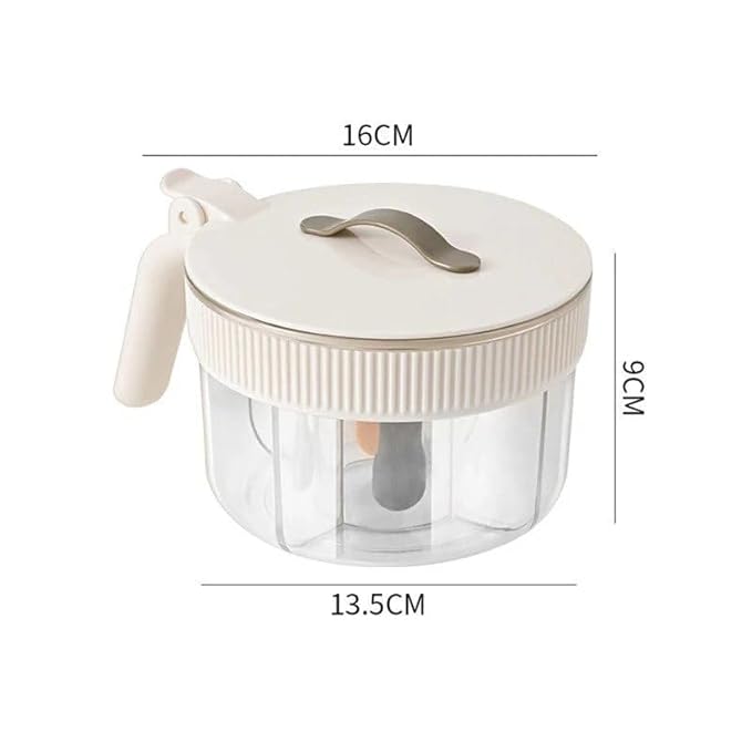 4-in-1 Spice Storage Box – Multi-Compartment Airtight Seasoning Organizer with Salt & Pepper Dispenser for Kitchen | CL-BR-5572
