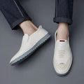 Men's Faux Leather Loafers – Lightweight & Comfortable Slip-On Shoes with Non-Slip Sole for Casual & Formal Wear