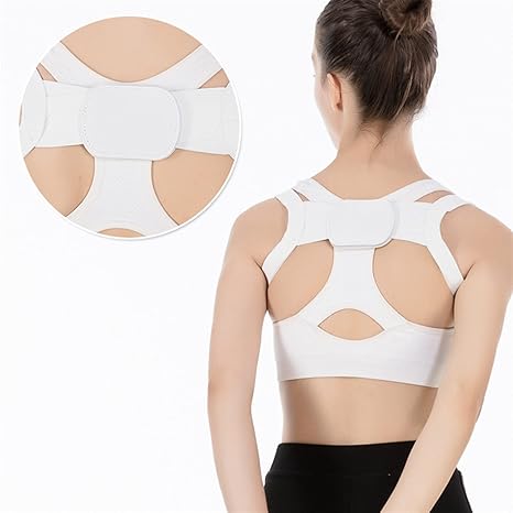 Posture Pro Neck & Shoulder Corrector – Adjustable Back Posture Support Belt for Men & Women | Random Color