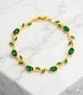 Elegant Tulip Crystal Flower Bracelet – Beautiful Floral Fashion Bracelet for Women & Girls | Assorted Colors