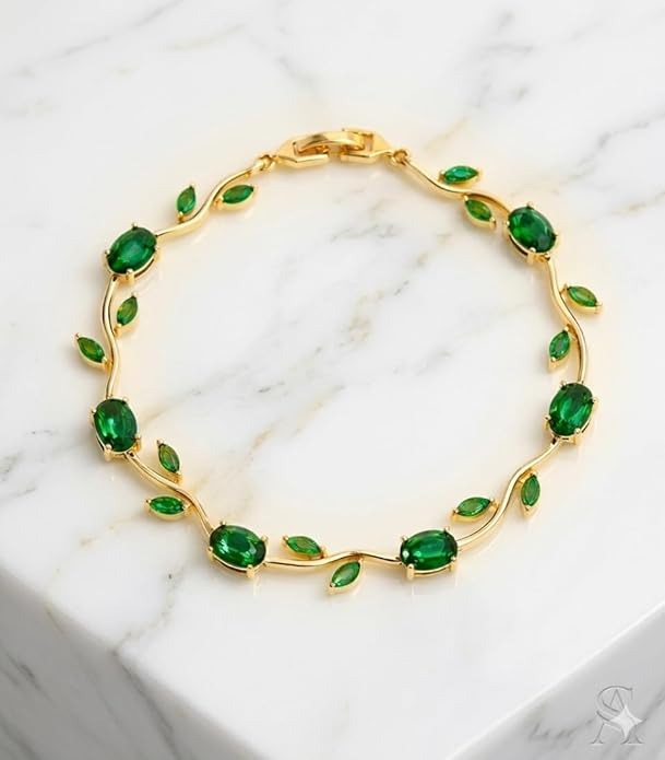 Elegant Tulip Crystal Flower Bracelet – Beautiful Floral Fashion Bracelet for Women & Girls | Assorted Colors