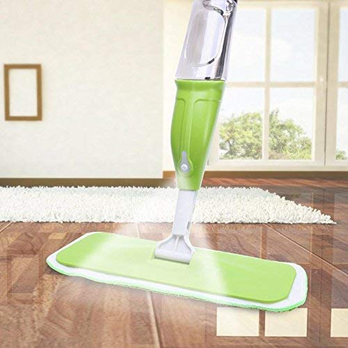Spray Mop for Floor Cleaning – Refillable Water Spray Mop with Removable Washable Microfiber Pad for Home & Kitchen