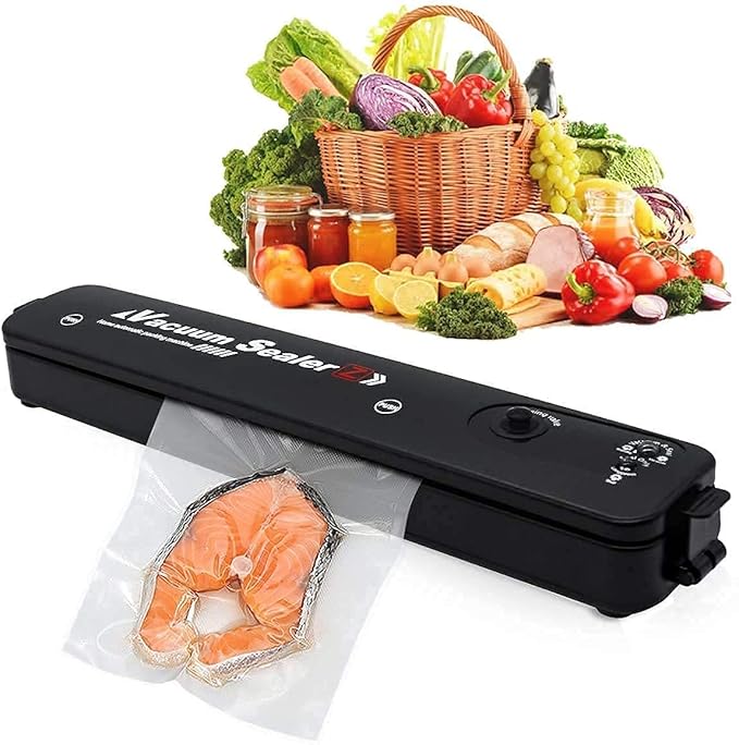 Vacuum Sealer Machine – Compact Electric Food Sealing & Vacuum Packing Machine for Kitchen & Food Storage
