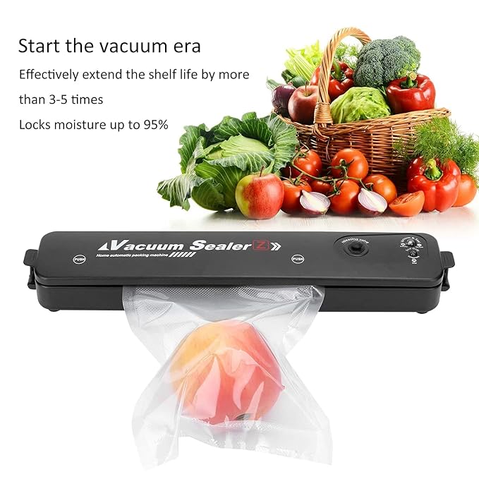 Vacuum Sealer Machine – Compact Electric Food Sealing & Vacuum Packing Machine for Kitchen & Food Storage