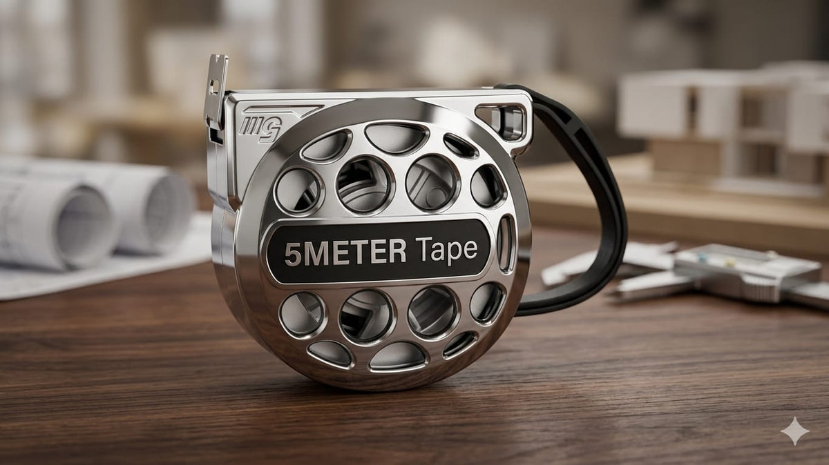Portable Measuring Tape 5 Meter – Retractable Measuring Tape for Home, DIY, Crafts, Construction & Everyday Measurements