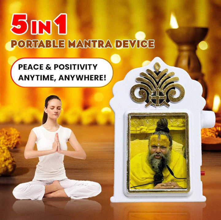 Premanand Ji Maharaj Naam Jaap Box – Mantra Chanting Device & Spiritual Meditation Sound Box for Daily Prayer