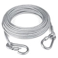 Stainless Steel Clothes Drying Rope with Hooks – 5 Meter Retractable & Portable Laundry Drying Line for Home, Travel & Outdoor Use