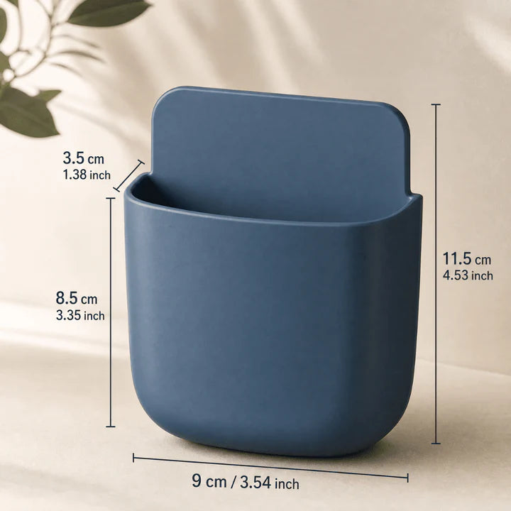 Wall Stand Organizer – Self-Adhesive Wall-Mount Storage Holder for Mobile, Remote & Small Accessories | Pack of 4