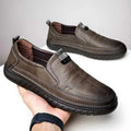 Men’s Polished Slip-On Casual Walking Shoes – Stylish & Comfortable