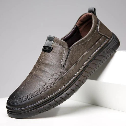 Men’s Polished Slip-On Casual Walking Shoes – Stylish & Comfortable