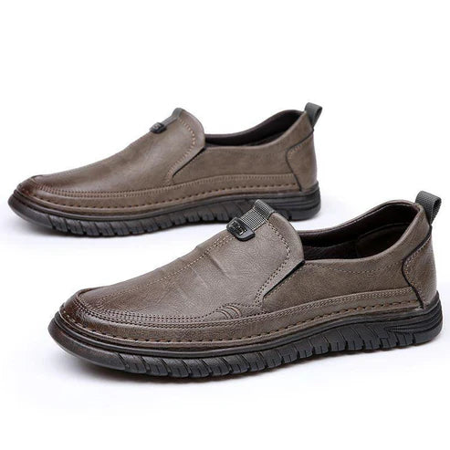Men’s Polished Slip-On Casual Walking Shoes – Stylish & Comfortable
