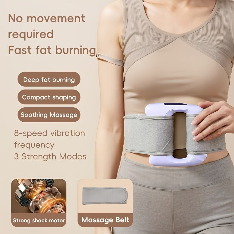 Handheld Wearable Vibration Massage Ring – Adjustable Belt for Relaxation & Muscle Massagers
