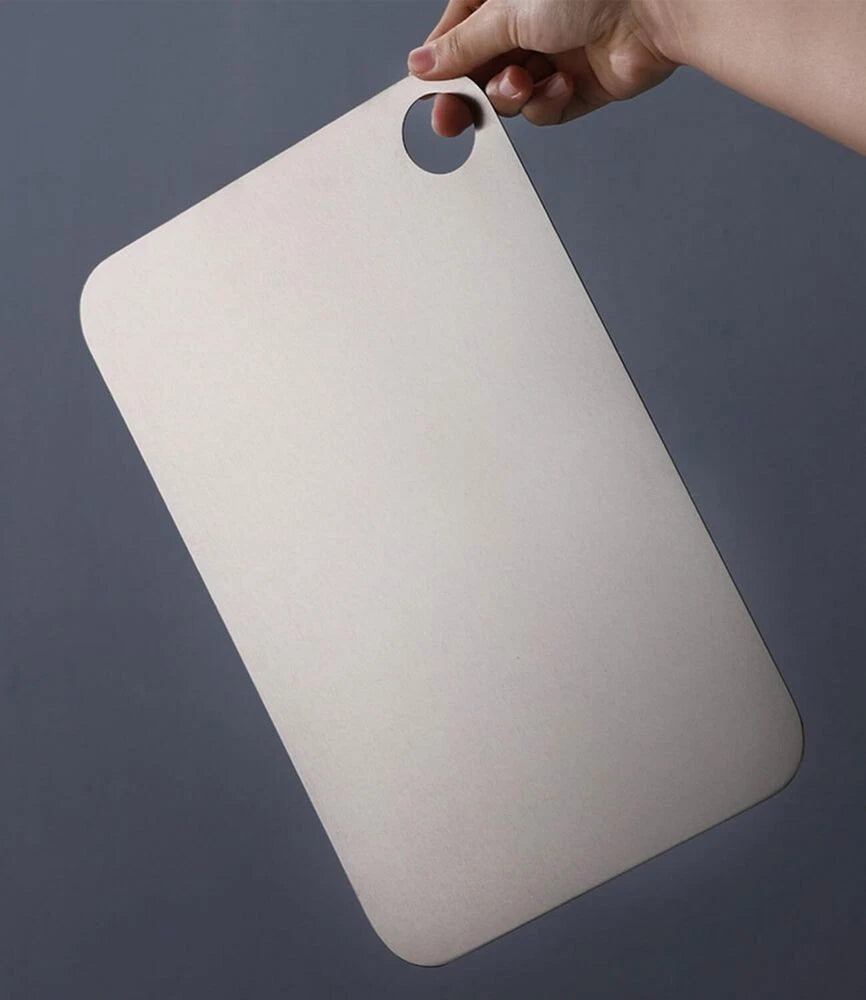 Stainless Steel Chopping Board – Durable Kitchen Cutting & Food Preparation Board