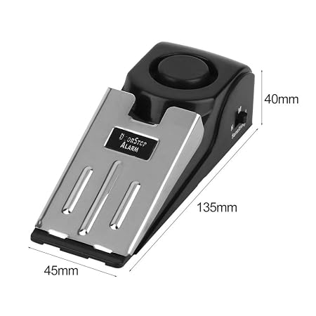 Portable Doorstop Alarm Wedge – Loud Alert Door Security Device for Home, Office & Travel