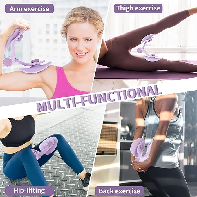 Thigh Master Inner Thigh Exercise Equipment – Portable Leg & Lower Body Workout Trainer