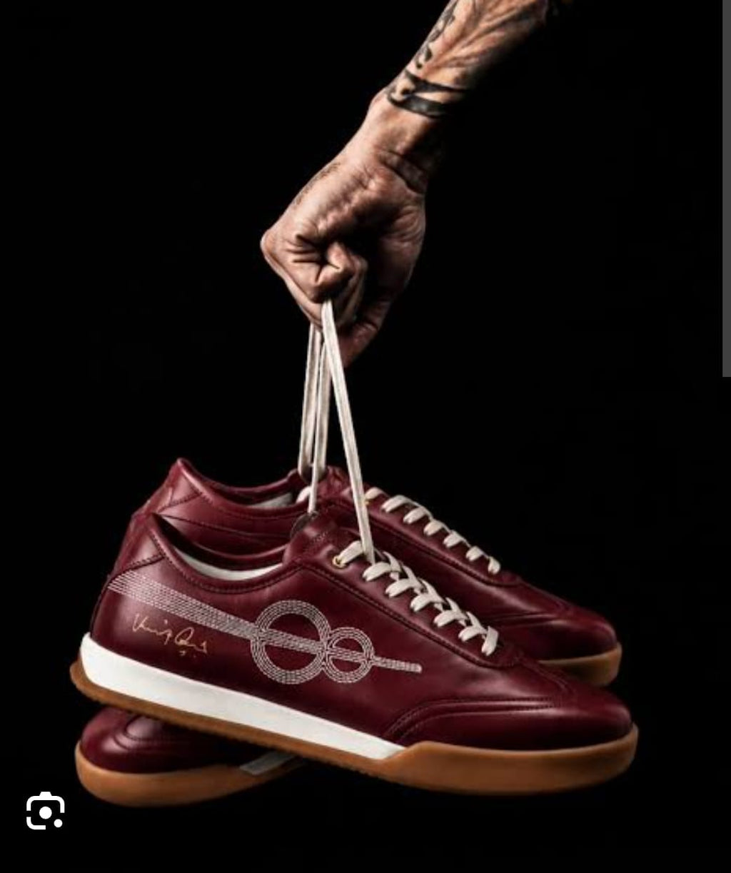 Men’s Red Lace-Up Sneakers – Stylish Casual Sports Shoes for Everyday Wear