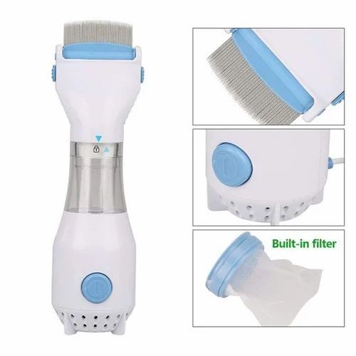Electric Head Lice Comb – Electronic Lice Removal Comb for Hair & Scalp Care, Portable Grooming Tool for Home Use
