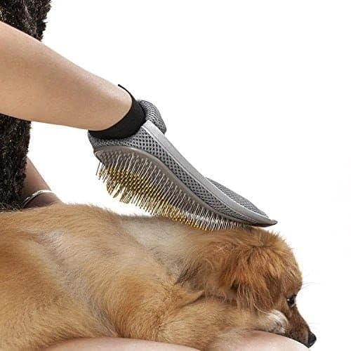 Pet Grooming Glove for Dogs, Cats & AnimalsPet Grooming Glove – Soft Deshedding & Massage Brush for Dogs, Cats & Other Pets