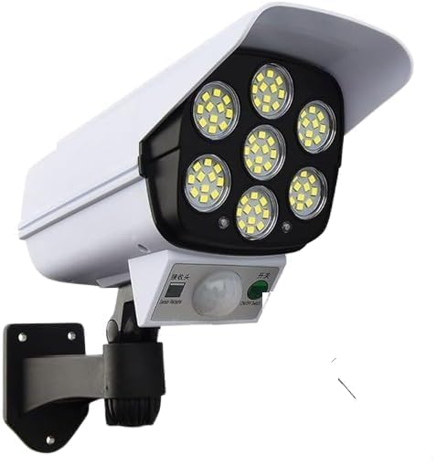 Dummy CCTV Security Camera with LED Light & Motion Sensor – Fake Surveillance Camera for Security Deterrence