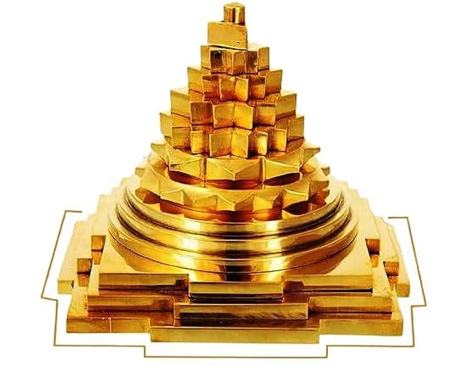 Goddess Laxmi Maha Meru Shree Yantra – Traditional Spiritual & Vastu Decor for Home & Office