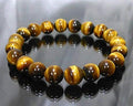 Tiger Eye Bracelet – Natural Stone Beaded Spiritual Bracelet for Men & Women (Pack of 2)