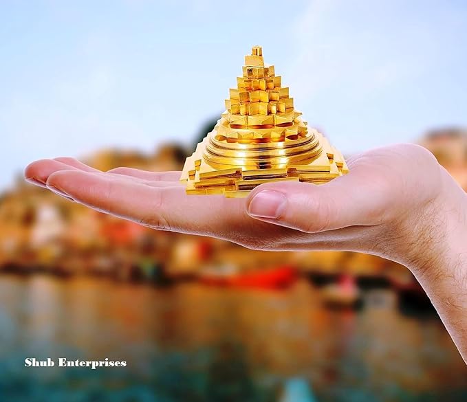 Goddess Laxmi Maha Meru Shree Yantra – Traditional Spiritual & Vastu Decor for Home & Office