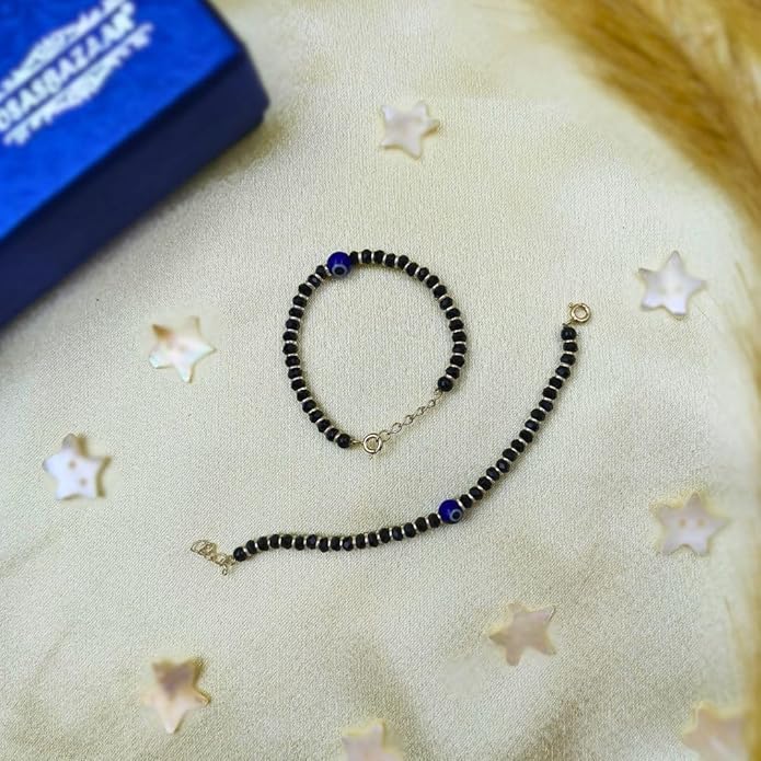 Evil Eye Bracelet for Kids – Traditional Protective Bead Bracelet | Pack of 2