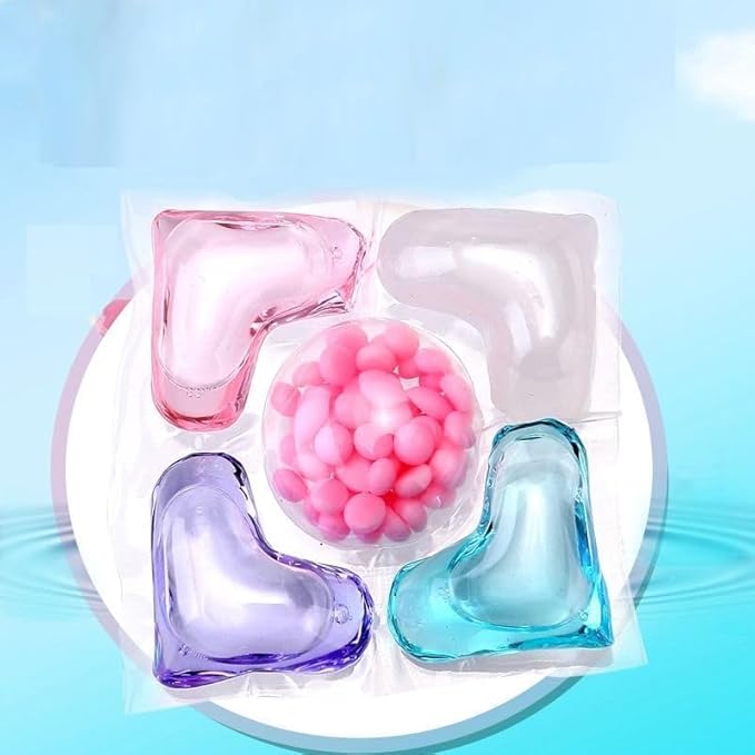 4-in-1 Laundry Detergent Pods – Deep Cleaning, Color Protection & Fabric Softener | Pack of 100
