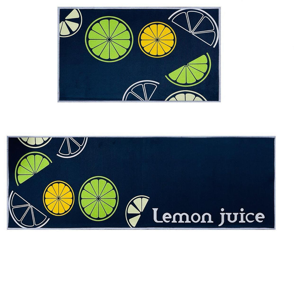 Waterproof Kitchen Floor Mat – Anti-Slip Water-Resistant Kitchen Runner Mat | Set of 2 Pcs