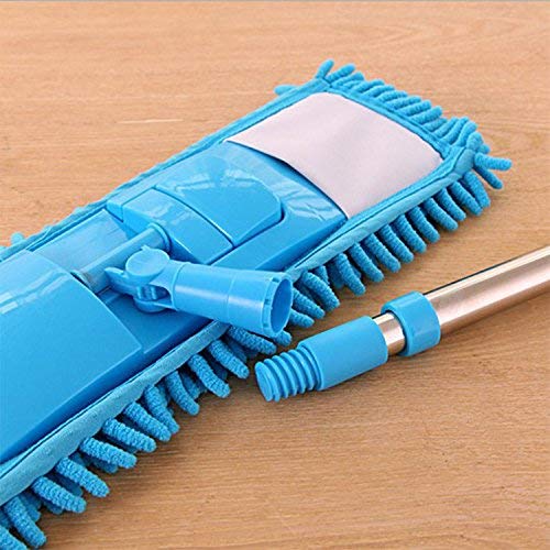 Wet & Dry Flat Microfiber Floor Cleaning Mop – Reusable Dust & Water Cleaning Mop for Home