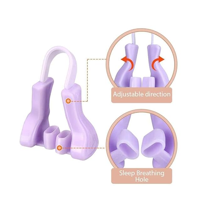 Silicone Nose Shaper Clip – Adjustable Nose Contouring & Beauty Support Clip | Pack of 1, Multicolor