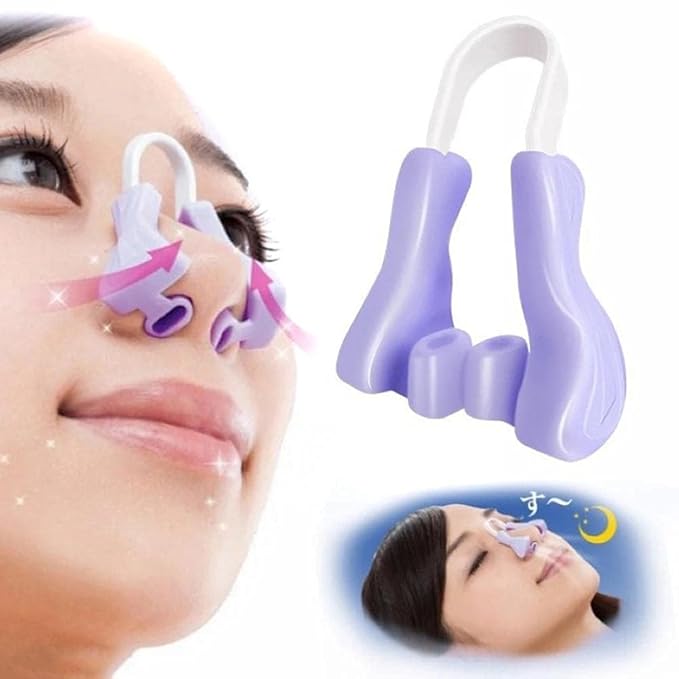 Silicone Nose Shaper Clip – Adjustable Nose Contouring & Beauty Support Clip | Pack of 1, Multicolor