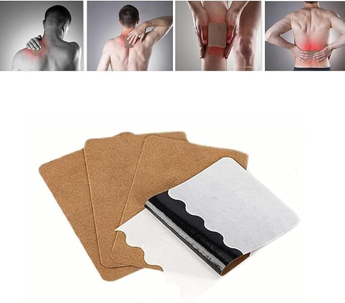 Self-Heating Ginger Herbal Patches – Warm Ginger Pads for Feet, Neck, Shoulder, Back & Knee | Pack of 20