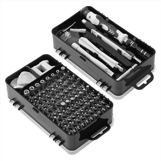 115-in-1 Precision Screwdriver Set – Magnetic Repair Tool Kit for Mobile, Laptop, PC, Glasses & Watch