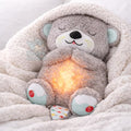 Breathing Teddy Bear Plush Otter – Soft Animated Stuffed Toy with Rhythmic Motion, Lights & Music