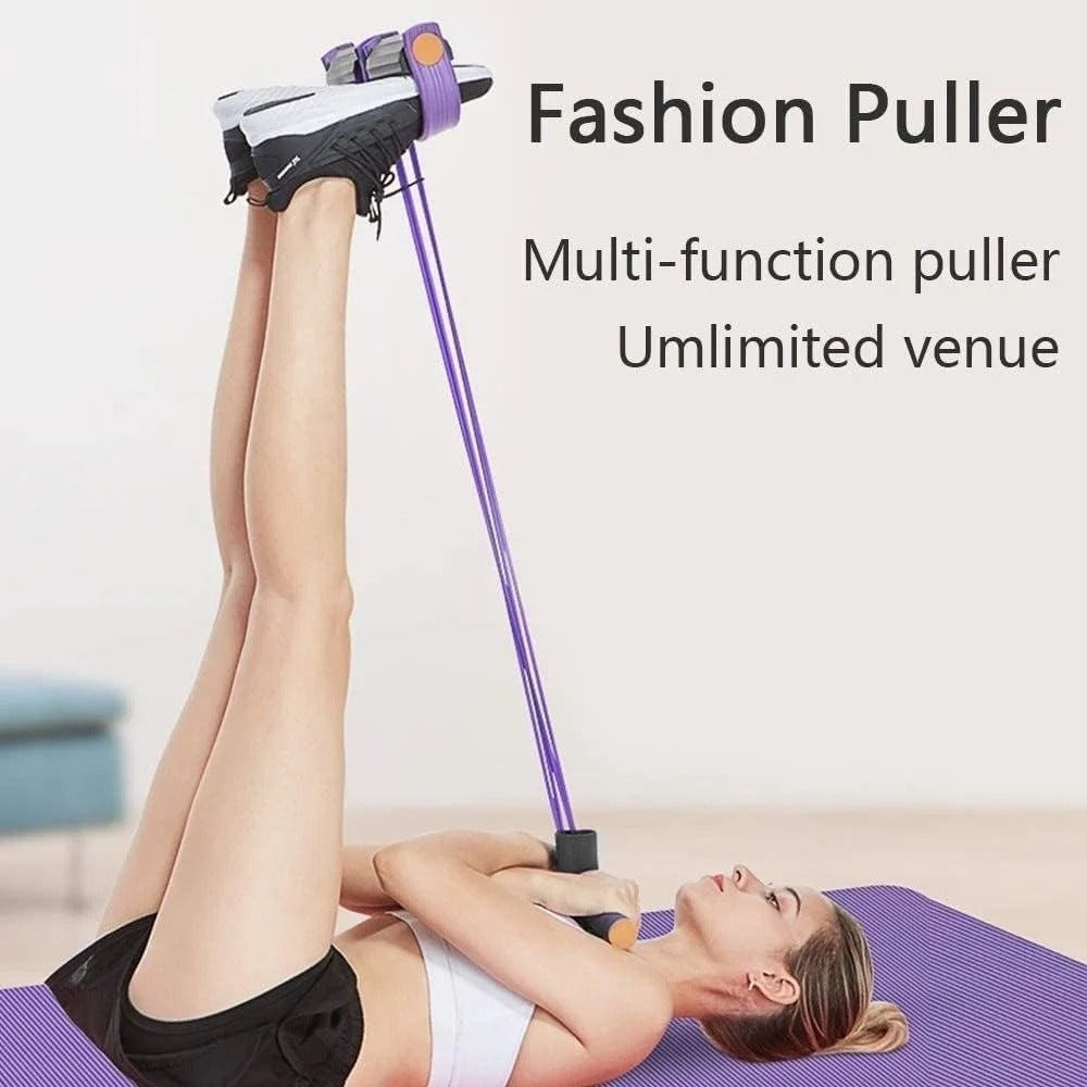 Yoga Pedal Puller Resistance Band – Portable Full-Body Workout & Stretching Exercise Equipment for Home & Fitness