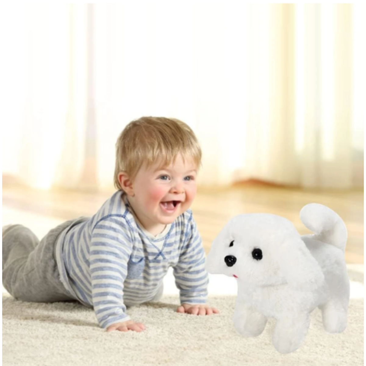 Interactive Walking Bunny Toy with Sound