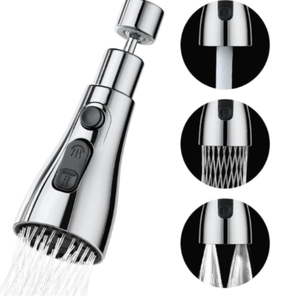 3-Mode Kitchen Sink Faucet | Multi-Function Water Tap