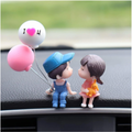 Cute Cartoon Couple Car Decoration