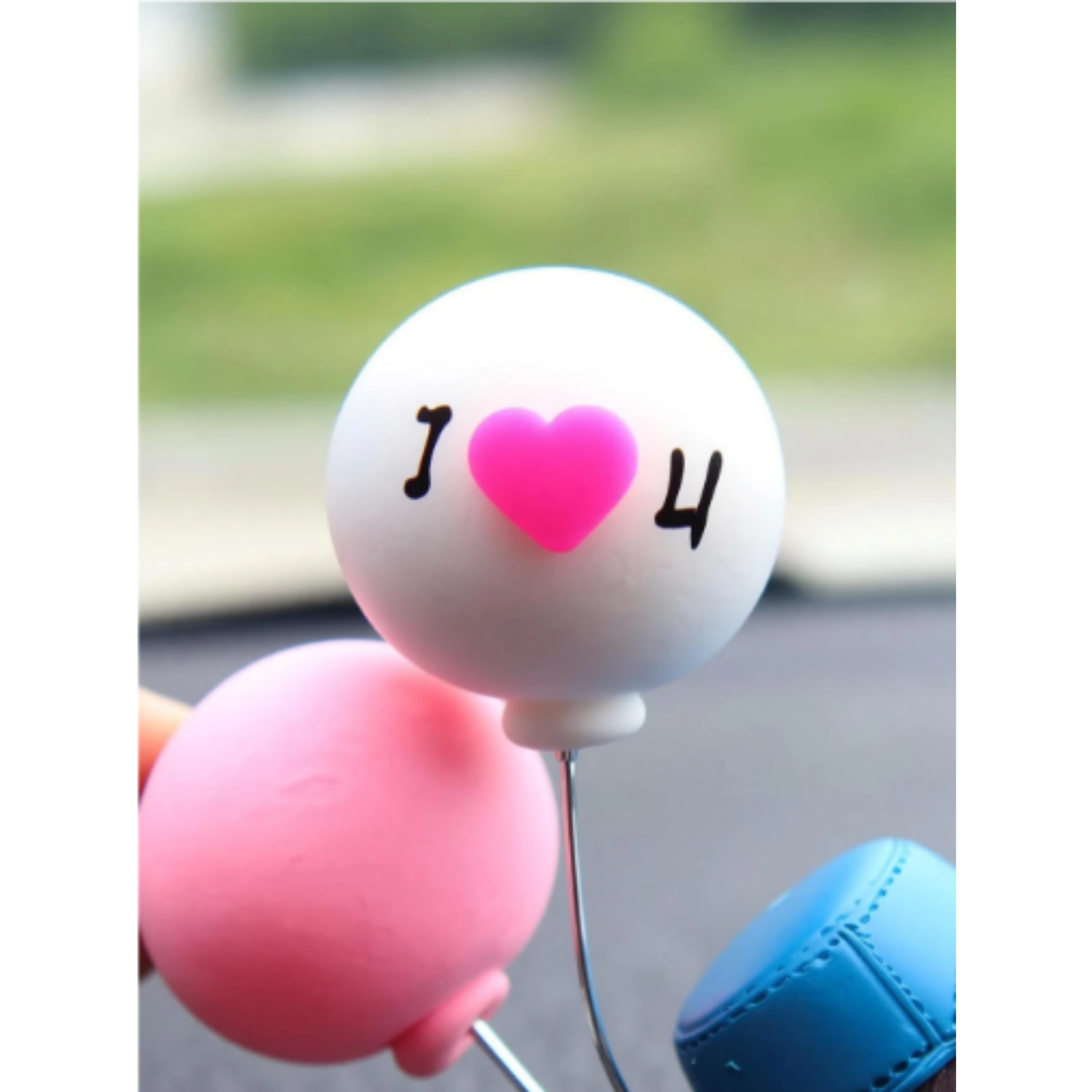 Cute Cartoon Couple Car Decoration