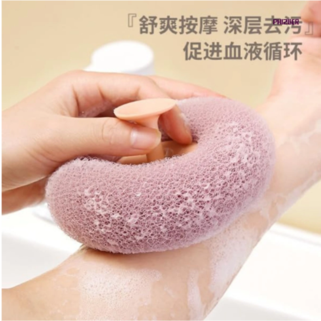 Bath Towel Body Scrubber – Assorted Color | Pack of 1
