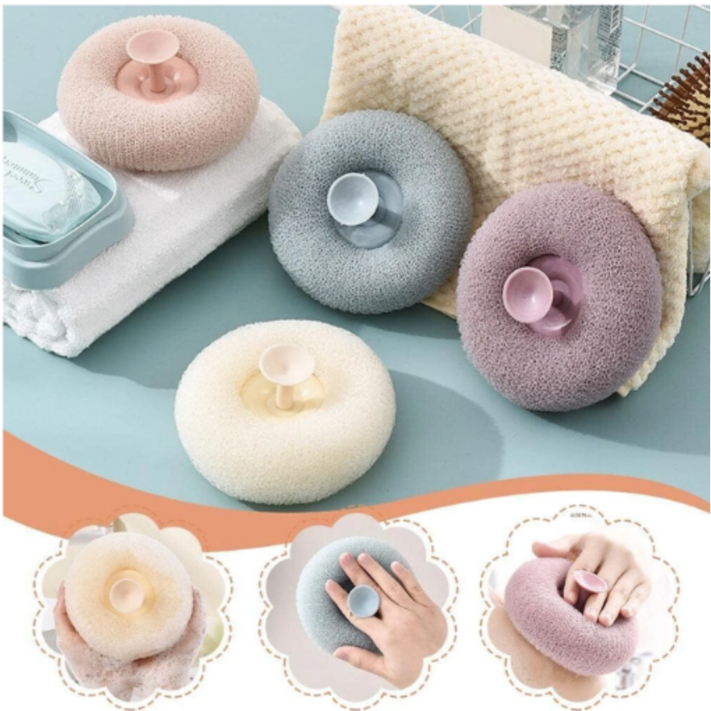 Bath Towel Body Scrubber – Assorted Color | Pack of 1