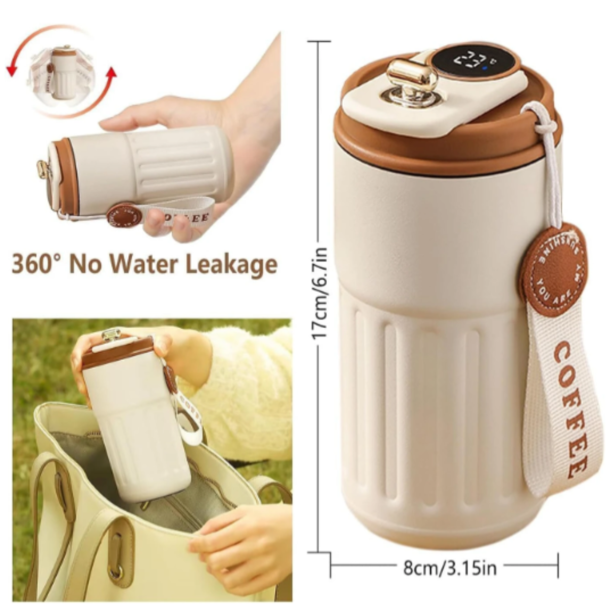 LED Temperature Display Coffee CupLED Temperature Display Coffee Cup
