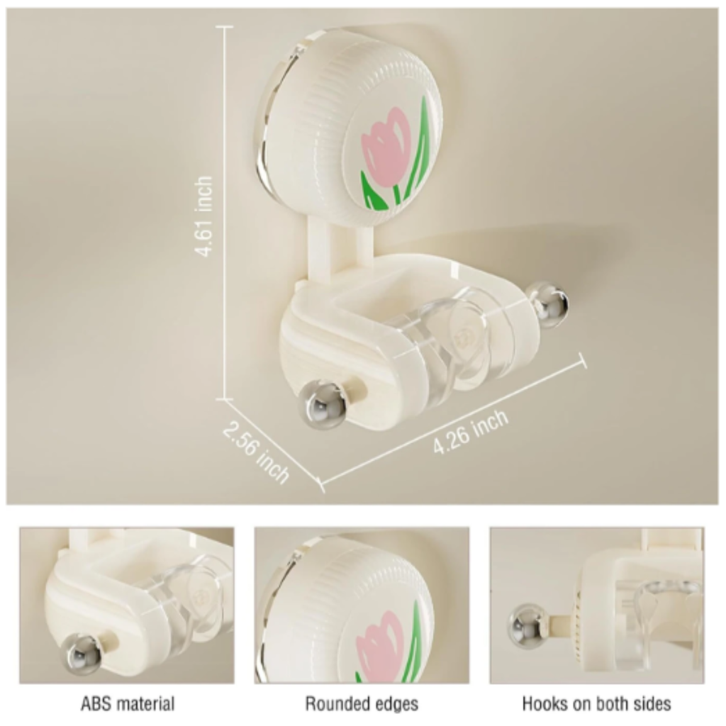 Cute Wall-Mounted Handheld Shower Head Holder