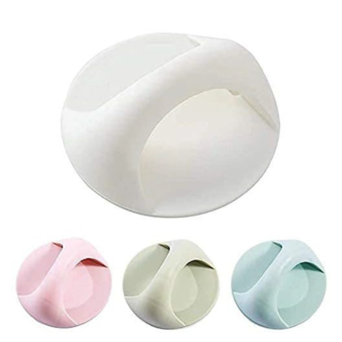 Self-Stick Instant Handle – Easy Grip Adhesive Handle | Pack of 4 | Random Color